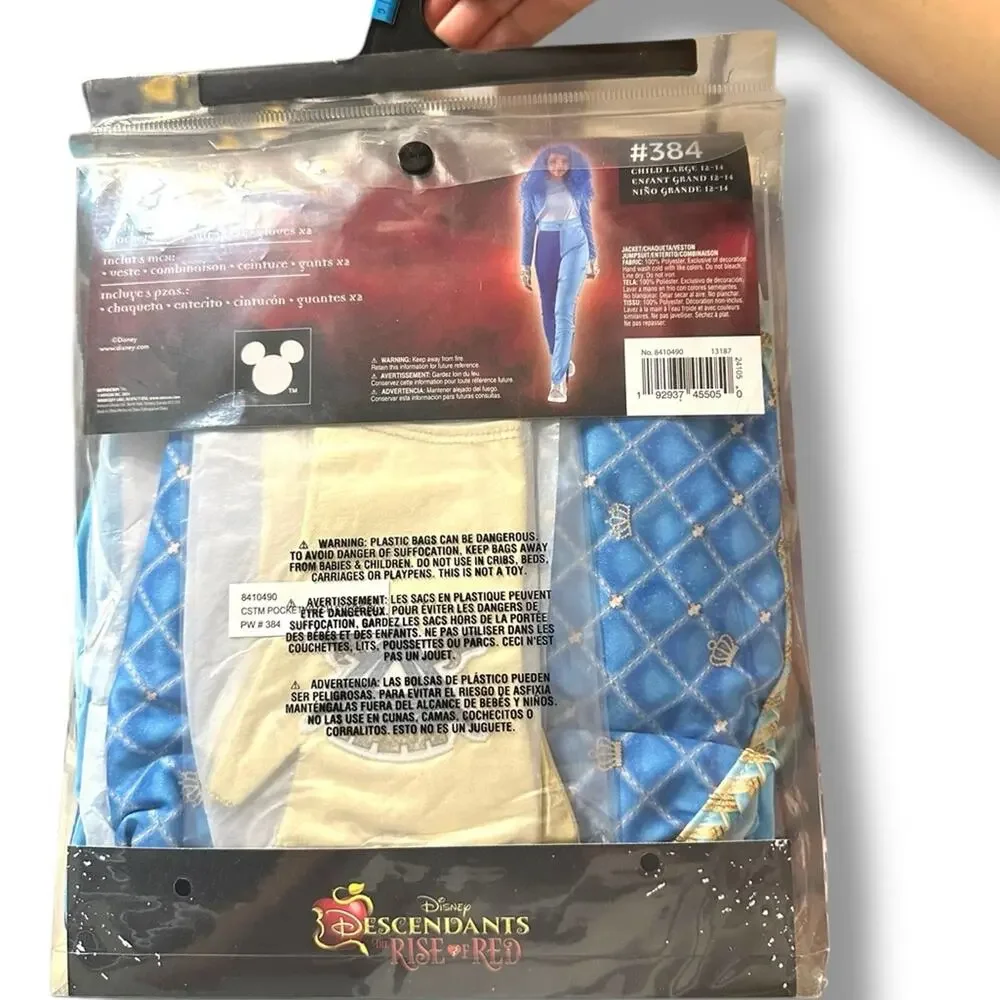 Disney descendants the rise of red Blue Chloe Halloween Costume - Picture 2 of 2